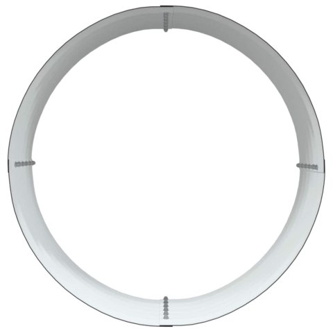 PODNIESIONA RABATA OGRODOWA BRĄZOWY 80 X 80 X 44 CM STAL