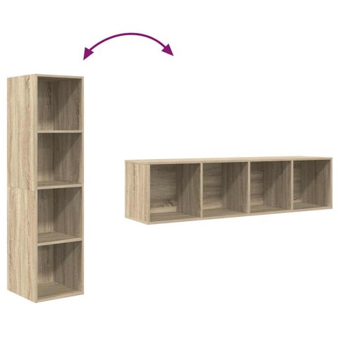 WISZĄCA SZAFKA TV DĄB SO37X37X1425CM