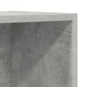 WISZĄCA SZAFKA TV SZAROŚĆ BETONU 37X37X142,5CM
