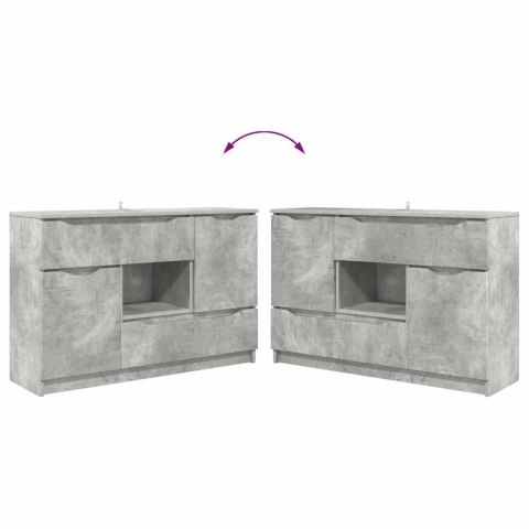 BUFET BETONOWY SZARY 100X30X65,6