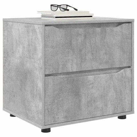 SZAFKA DO PRZECHOWYWANIA BETONOWY SZARY 60X48X57CM