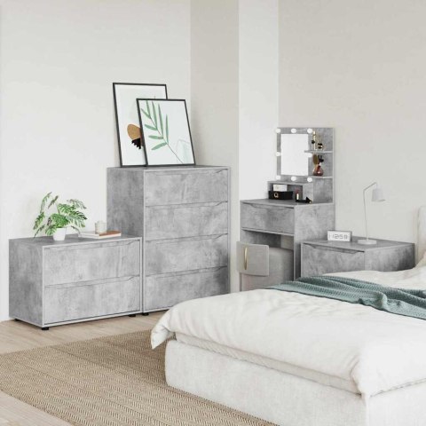 SZAFKA DO PRZECHOWYWANIA BETONOWY SZARY 80X48X57CM