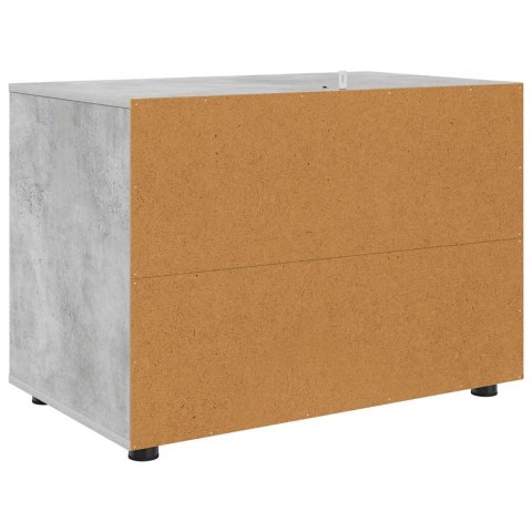 SZAFKA DO PRZECHOWYWANIA BETONOWY SZARY 80X48X57CM