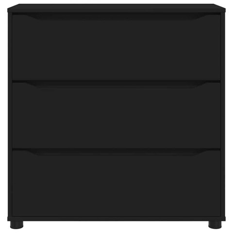 SZAFKA DO PRZECHOWYWANIA CZARNY 80X31X81CM