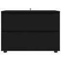 SZAFKA DO PRZECHOWYWANIA CZARNY 80X48X57CM