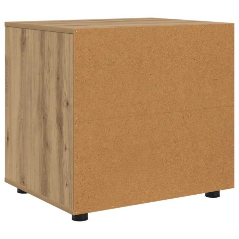 SZAFKA DO PRZECHOWYWANIA DĄB RZEMIEŚLNICZY 60X48X57CM