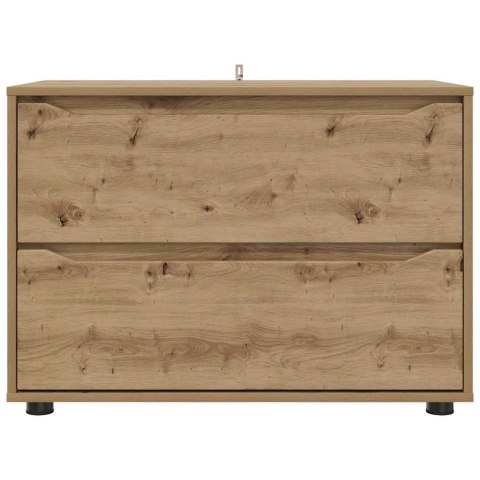 SZAFKA DO PRZECHOWYWANIA DĄB RZEMIEŚLNICZY 80X48X57CM