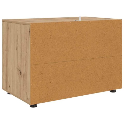 SZAFKA DO PRZECHOWYWANIA DĄB RZEMIEŚLNICZY 80X48X57CM