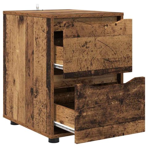 SZAFKA DO PRZECHOWYWANIA STARE DREWNO 40X48X57CM