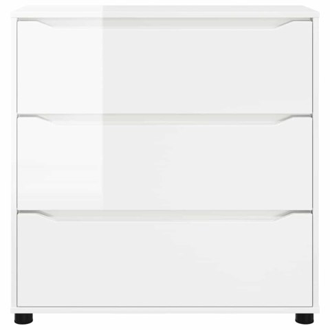 SZAFKA DO PRZECHOWYWANIA POŁYSK BIAŁY 80X31X81CM