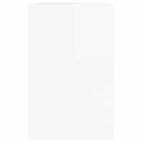 BIURKO Z SZUFLADĄ POŁYSK BIAŁY 100X50X78CM