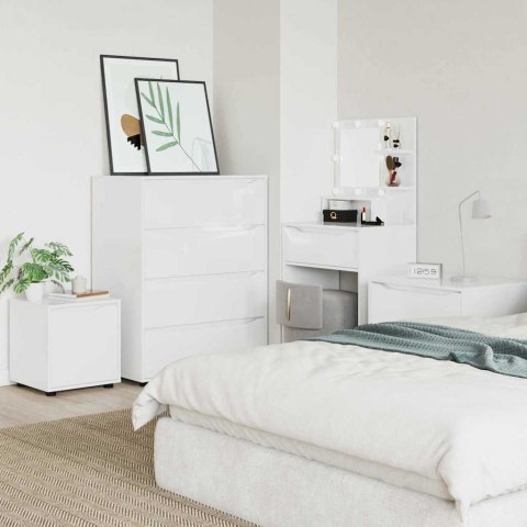 SZAFKA ŁAZIENKOWA POŁYSK BIAŁY 40,5X40X44CM