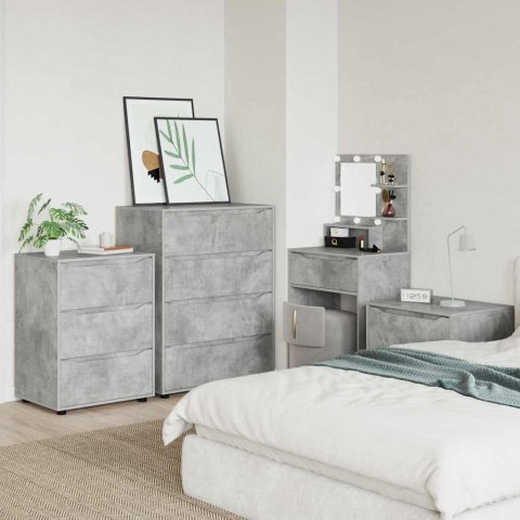 SZAFKA DO PRZECHOWYWANIA BETONOWY SZARY 60X48X81CM