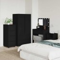SZAFKA DO PRZECHOWYWANIA CZARNY 40X48X105CM