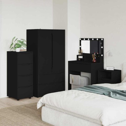 SZAFKA DO PRZECHOWYWANIA CZARNY 40X48X105CM