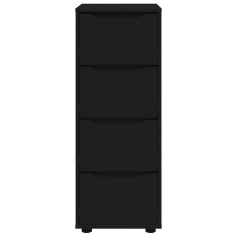 SZAFKA DO PRZECHOWYWANIA CZARNY 40X48X105CM