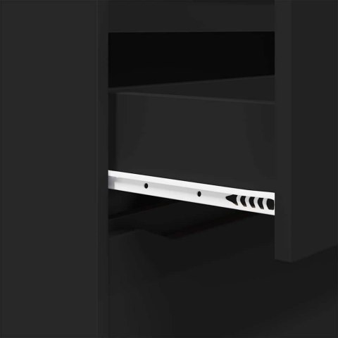 SZAFKA DO PRZECHOWYWANIA CZARNY 40X48X105CM