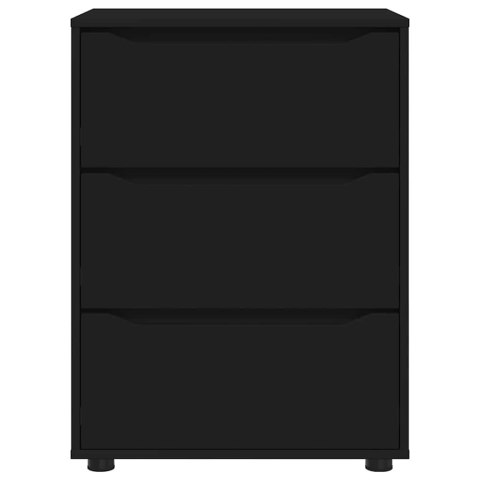 SZAFKA DO PRZECHOWYWANIA CZARNY 60X48X81CM