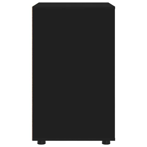 SZAFKA DO PRZECHOWYWANIA CZARNY 60X48X81CM