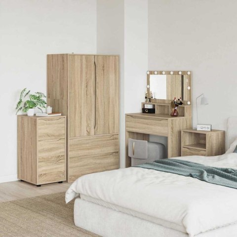 SZAFKA DO PRZECHOWYWANIA DĄB SONOMA 40X48X81CM