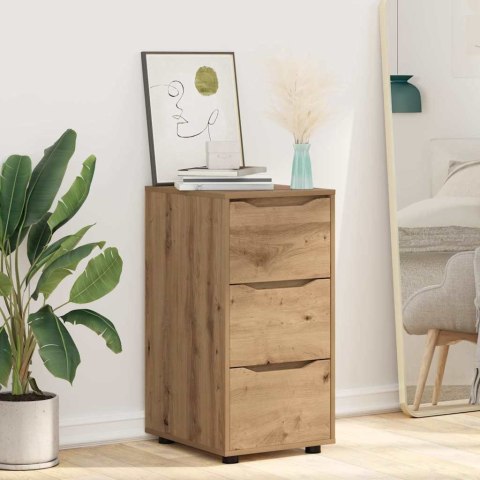 SZAFKA DO PRZECHOWYWANIA DĄB RZEMIEŚLNICZY 40X48X81CM