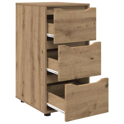 SZAFKA DO PRZECHOWYWANIA DĄB RZEMIEŚLNICZY 40X48X81CM