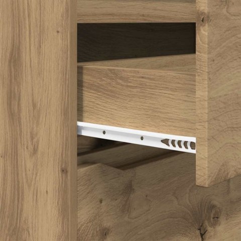 SZAFKA DO PRZECHOWYWANIA DĄB RZEMIEŚLNICZY 40X48X81CM