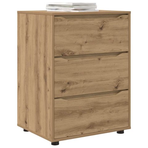 SZAFKA DO PRZECHOWYWANIA DĄB RZEMIEŚLNICZY 60X48X81CM