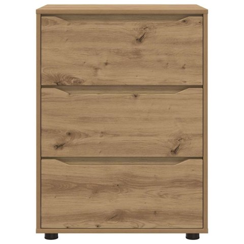 SZAFKA DO PRZECHOWYWANIA DĄB RZEMIEŚLNICZY 60X48X81CM