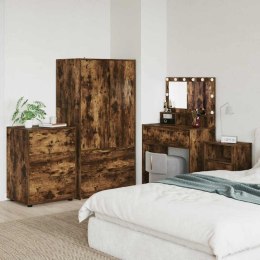 SZAFKA DO PRZECHOWYWANIA DĄB WĘDZONY 60X 48X 81CM