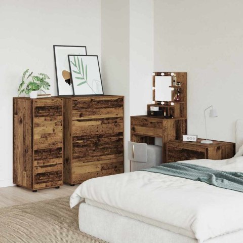 SZAFKA DO PRZECHOWYWANIA STARE DREWNO 40X48X105CM