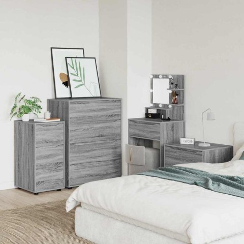 SZAFKA DO PRZECHOWYWANIA SZARY SONOMA 40X48X81CM