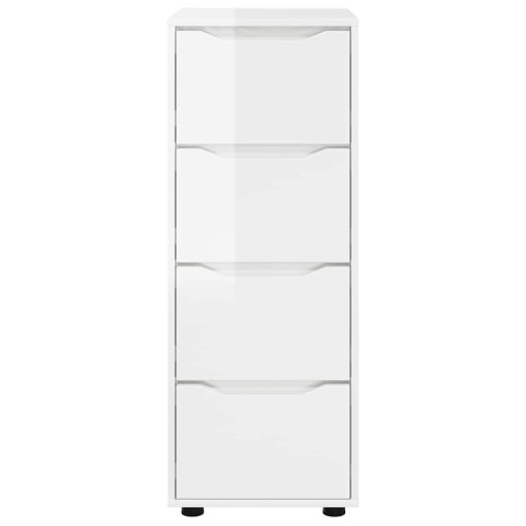 SZAFKA DO PRZECHOWYWANIA POŁYSK BIAŁY 40X48X105CM