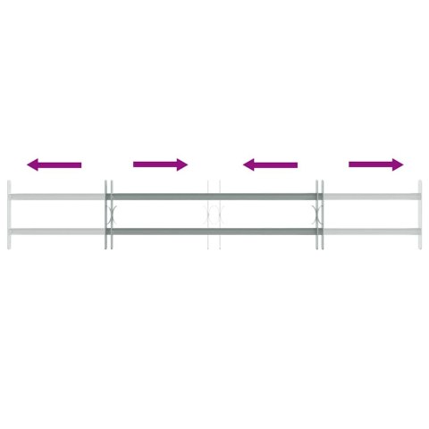 KRATA BEZPIECZEŃSTWA NA OKNO Z REGULACJĄ 1000-1500MM