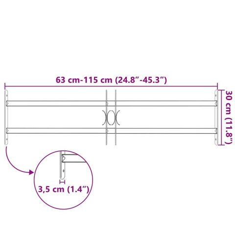 KRATA BEZPIECZEŃSTWA NA OKNO Z REGULACJĄ 700-1050MM