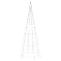 CHOINKA ŚWIĄTECZNA LED NA MASZCIE FLAGOWYM 550 DIOD LED CIEPŁA BIEL 300CM