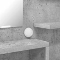 TOALETKI DO SYPIALNI Z PÓŁKĄ BETONOWY SZARY 80X39,6X135CM