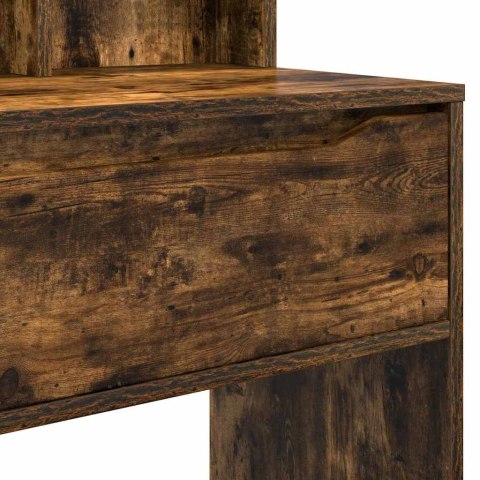 VidaXL Toaletki do sypialni z szufladą Dąb wędzony 80 x 39,6 x 135 cm