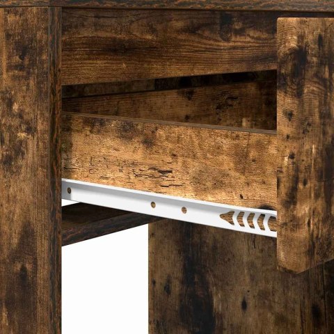 VidaXL Toaletki do sypialni z szufladą Dąb wędzony 80 x 39,6 x 135 cm