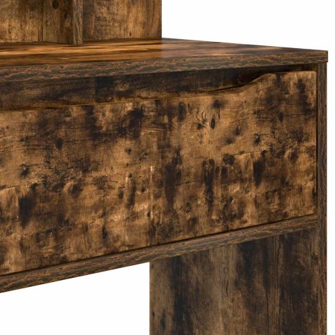 VidaXL Toaletki do sypialni z szufladą Dąb wędzony 80 x 39,6 x 135 cm