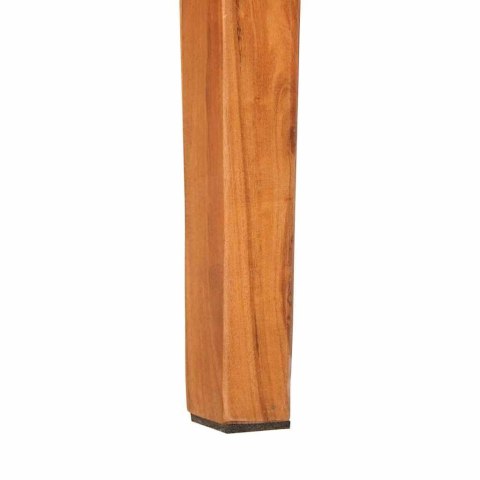 KONSOLA BRĄZOWY 110X30X80CM LITE DREWNO AKACJOWE