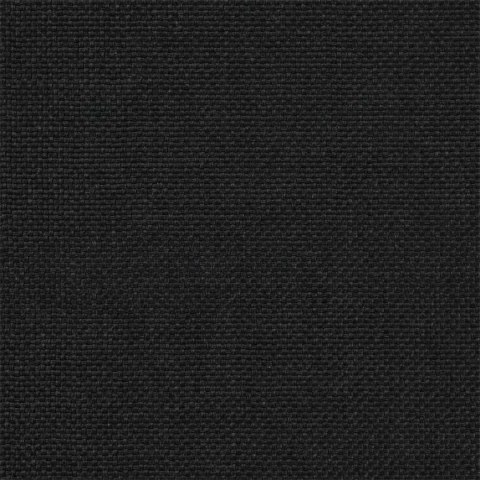 VidaXL Ramka łóżka z tapicerowanym wezgłowiem Czarny 150 x 200 cm