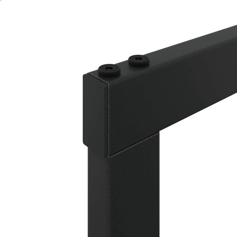 STOJAK NA DREWNO OPAŁOWE CZARNY 100X30X209CM STALOWY