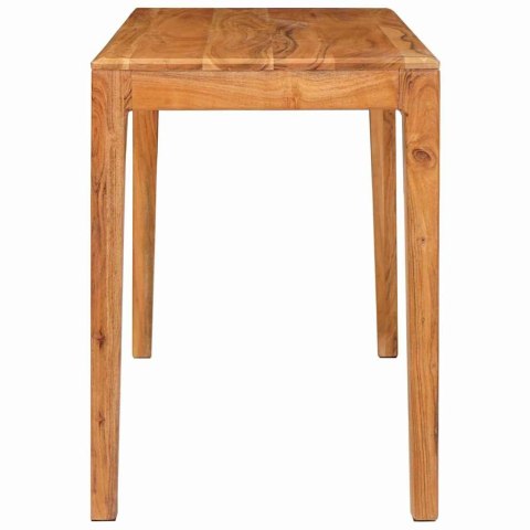 STÓŁ JADALNY BRĄZOWY 110X55X76CM LITE DREWNO AKACJI