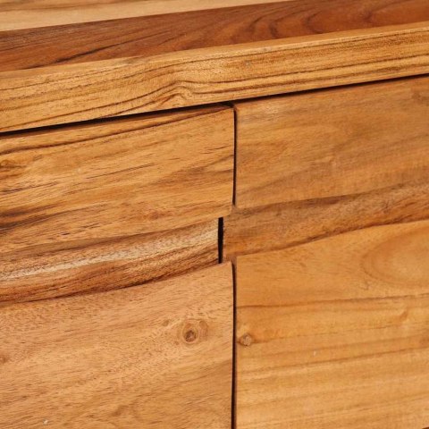 SZAFKA POD TELEWIZOR Z PÓŁKĄ BRĄZOWY 110X30X40CM