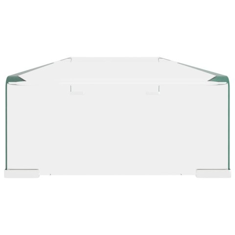PODSTAWKA POD MONITOR / TELEWIZOR SZKLANA 100X30X13CM