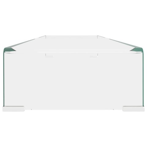 PODSTAWKA POD MONITOR / TELEWIZOR SZKLANA 110X30X13CM