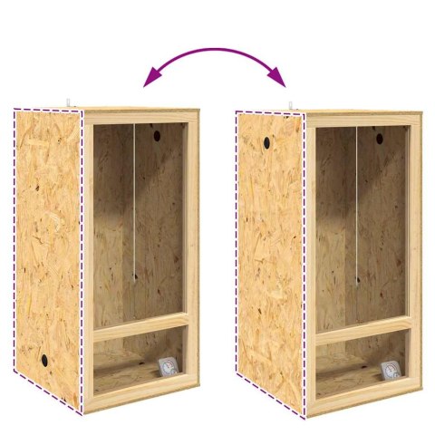 TERRARIUM NATURALNY 50X50X100CM OSB