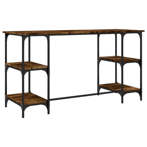 BIURKO PRZYDYMIONY DĄB 140X50X75CM