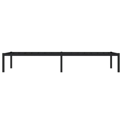 METALOWA RAMA ŁÓŻKA CZARNA 75X190CM